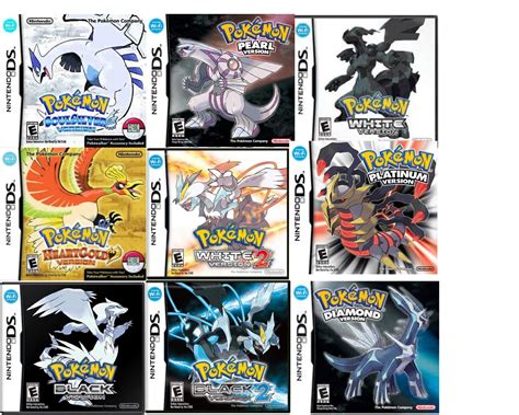 pokemon ds pokemon games|all pokemon games nintendo ds.